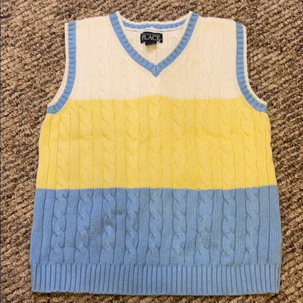 The Children’s Place Boy’s Sweater Vest S 5/6